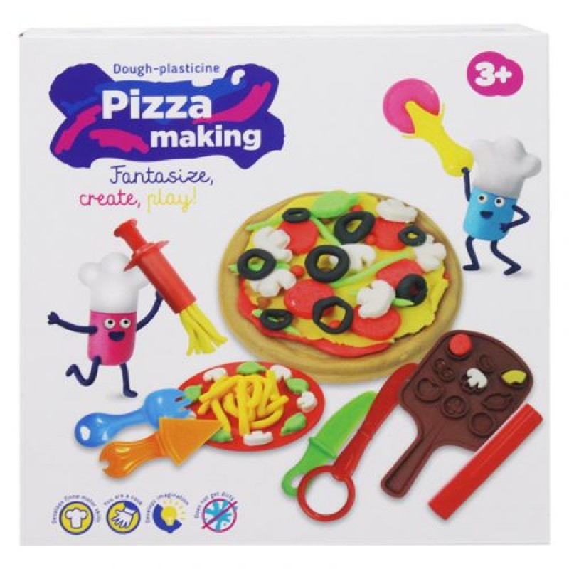 Набір для дитячого ліплення «Піца-майстер» Комбінований Різнобарв'я (225964)