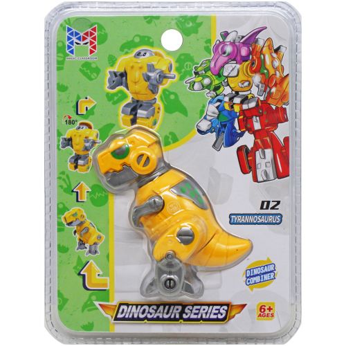 Динозавр-трансформер "Dinosaur series: Тиранозавр" Пластик Жовтий (226796)