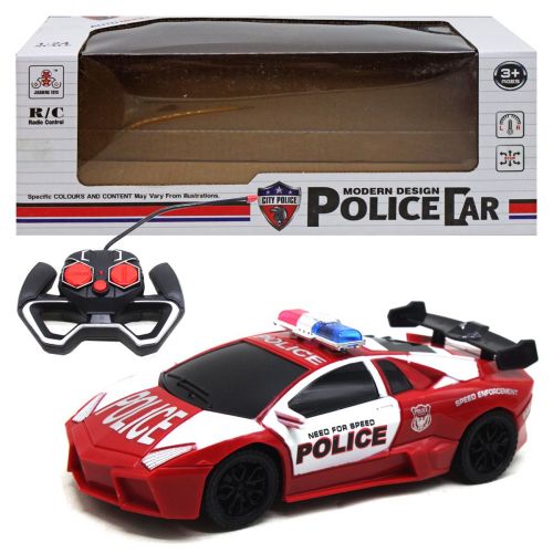 Уцінка. Машинка на радіокеруванні "Lamborghini Police", червона - упаковка пошкоджена (234803)