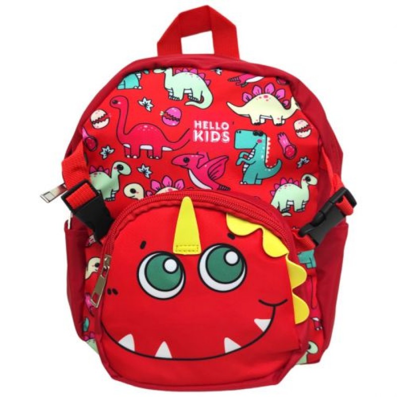 Дитячий рюкзак "Динозаврики", червоний Комбінований Червоний (237363)