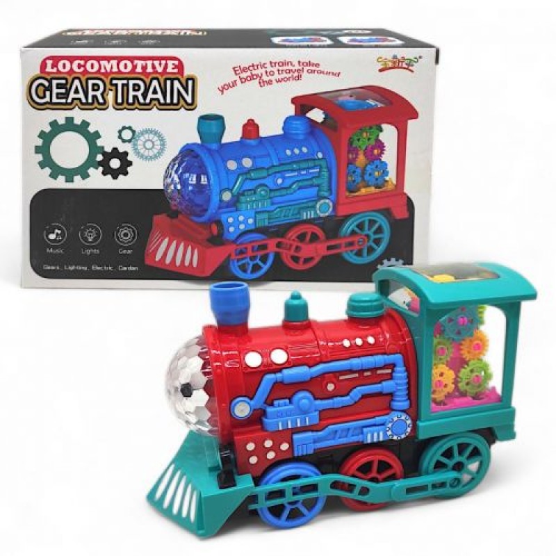 Інтерактивна іграшка з шестернями "Gear Train", вид 3 Пластик Різнобарв'я (237918)