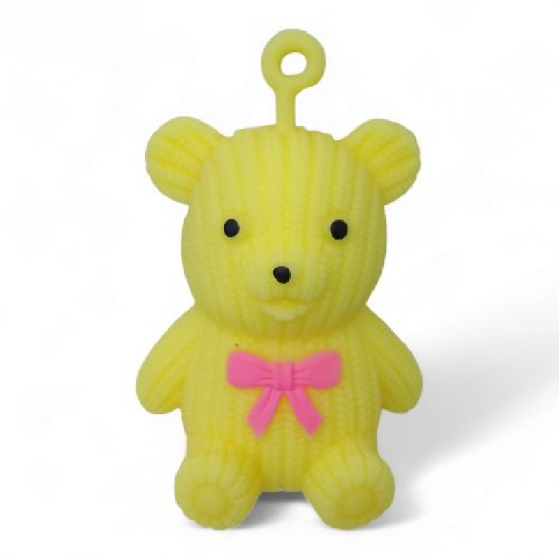 Іграшка-антистрес “Ведмедик”, піна (жовтий) Комбінований Жовтий (238392)