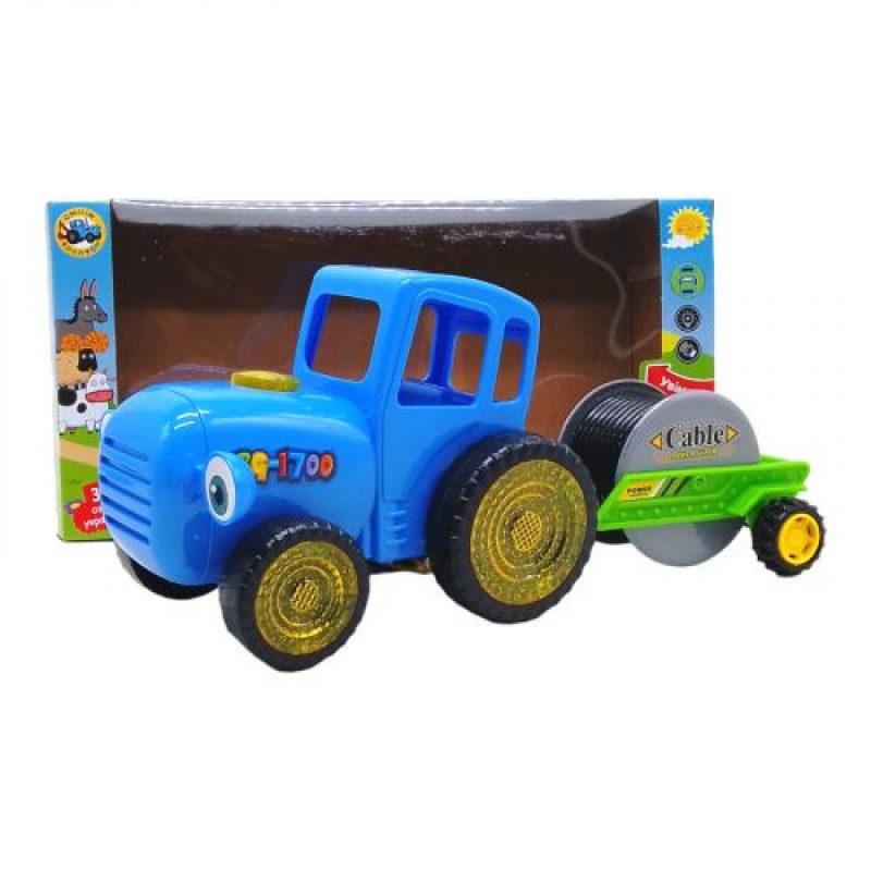Іграшка "Синій трактор", світло, звук (укр) вид 1 Пластик Синій (238604)