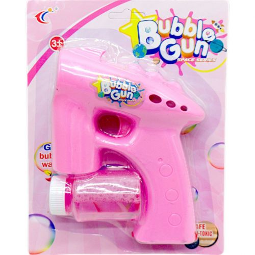 Пістолет з мильними бульбашками, рожевий Пластик Рожевий (239230)