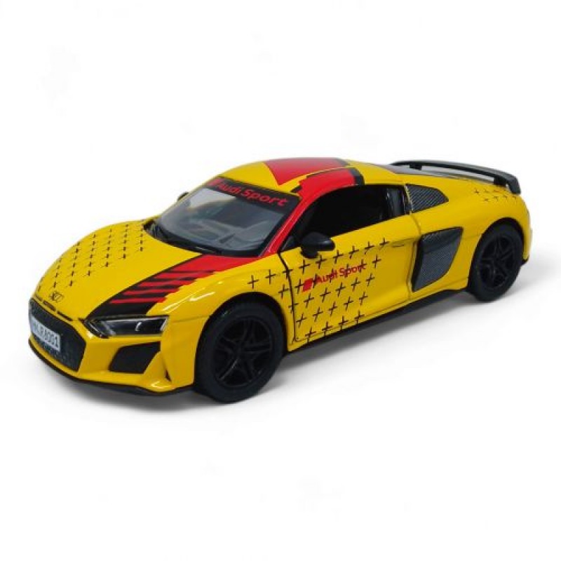 Машинка "Audi R8 Coupe 5", жовта Метал Жовтий (239275)