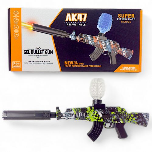 Автомат електричний "AK-47", орбізи, акумулятор Комбінований Різнобарв'я (239621)