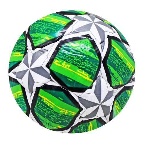 Уцінка. Мʼяч футбольний №5 "Stars", зелений здувається (241324)