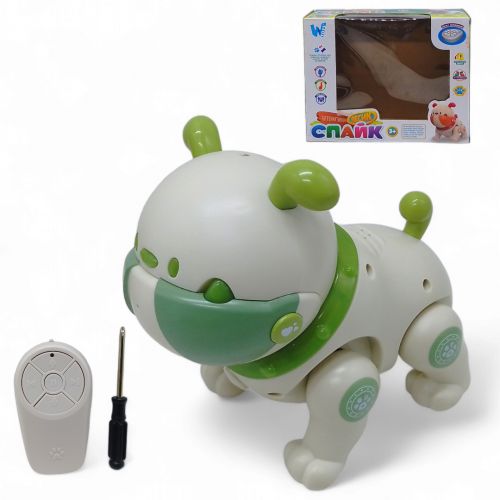 Інтерактивна іграшка "Пес Спайк", укр (зелений) Пластик Зелений (242913)