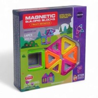 Конструктор магнітний MAGNETIC MX3366-34 14дет.кор.22,5*5,5*21,5 (248796)