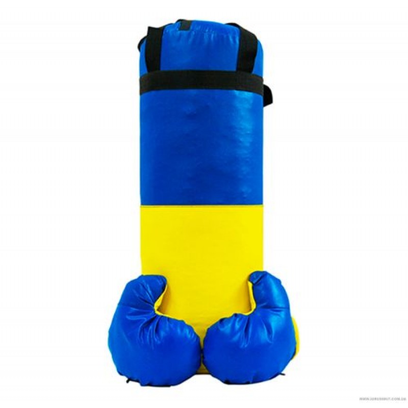 Боксерський набір "Ukraine", середній Комбінований Синій жовтий (34365)