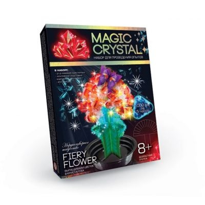 Набір для проведення дослідів "MAGIC CRYSTAL" Вогняна квітка Комбінований Різнобарв'я (44067)