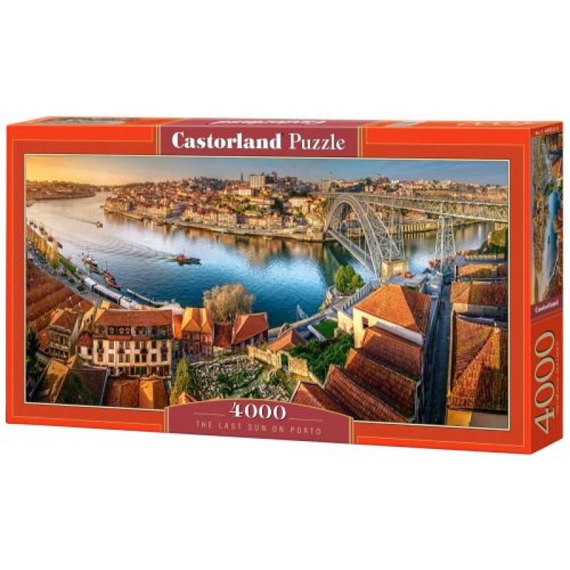 Пазли "Захід на Порту", 4000 елементів Комбінований Різнобарв'я (44684)