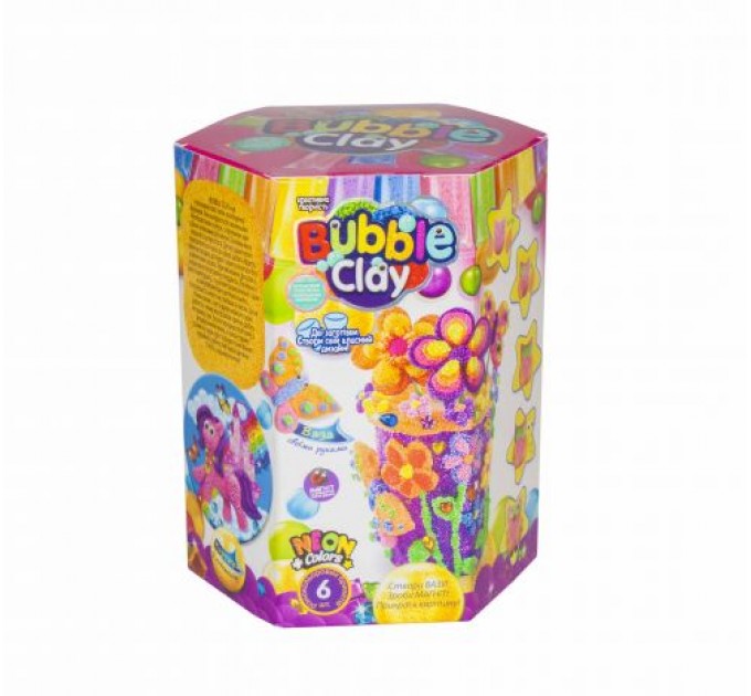 Набор креативного творчества "BUBBLE CLAY: шариковый пластилин" (укр) BBC-V-01U