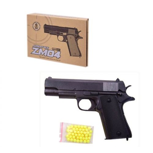 Пістолет металевий ZM04 Метал пластик Чорний (52900)