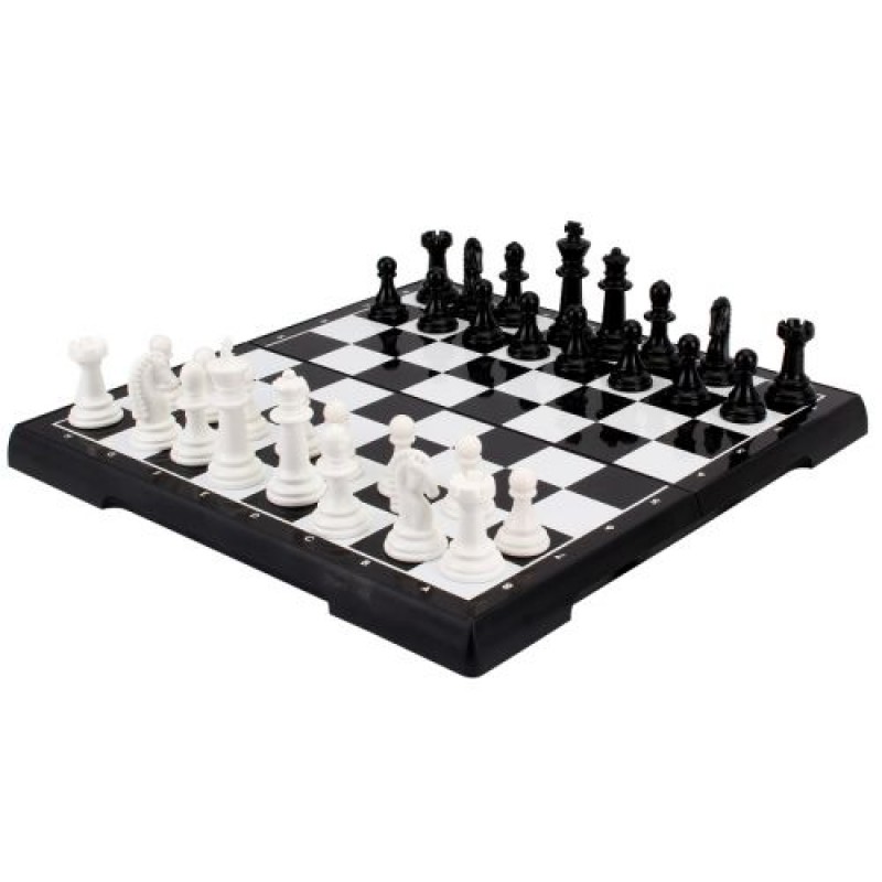 Шахи та шашки 2в1 Пластик Різнобарв'я (190769)