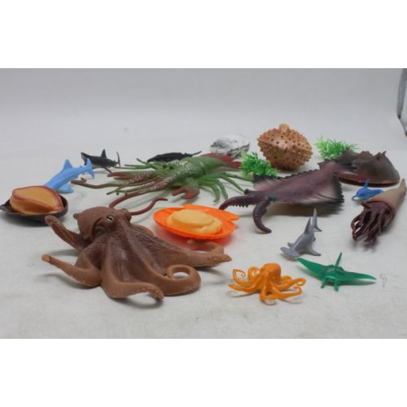 Набір фігурок "Морські жителі" (22 елем) Пластик Різнобарв'я (216952)