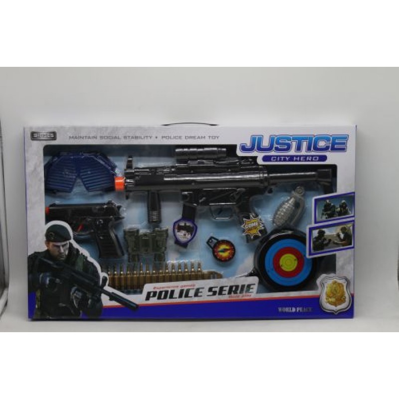 Набор амуниции "Justice city hero" (вид 2) Пластик Чорний (219408)