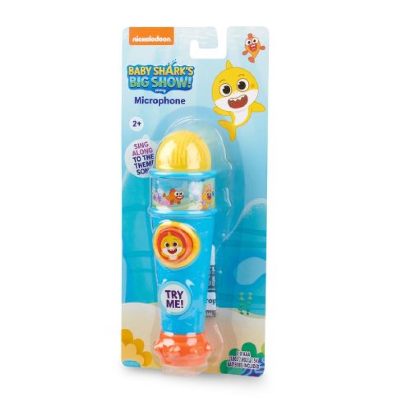Музична іграшка "BABY SHARK: Музичний мікрофон" Пластик Різнобарв'я (222310)