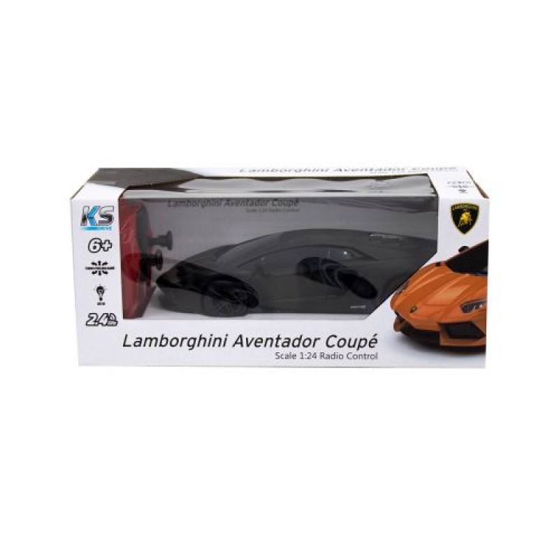 Машинка на радіокеруванні "Lamborghini Aventador LP700-4" (чорний) Пластик Чорний (222390)