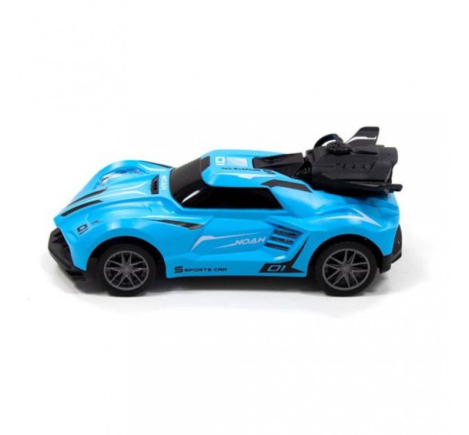 Автомобіль Spray Car на р/в - Sport (блакитний, 1:24, світло, вихлопна пара) (224608)