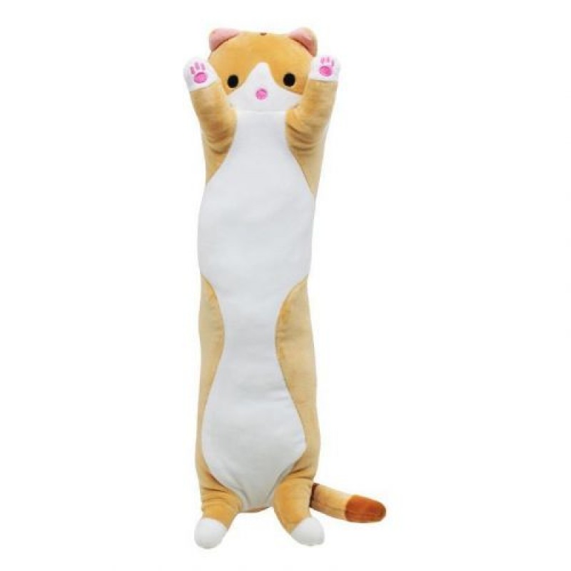 Плюшевий кіт-обіймашка Батон, рудий, 70 см Комбінований Різнокольоровий (228283)