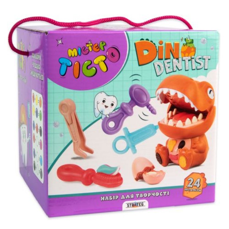 Набір для творчості "Містер Тісто: Dino Dentist" (укр) Комбінований Різнобарв'я (235169)
