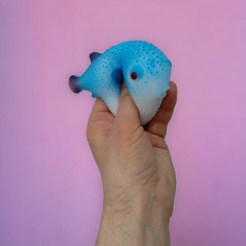 Іграшка антистрес "Рибка фугу", піна, мікс кольорів Комбінований Різнобарв'я (237868)