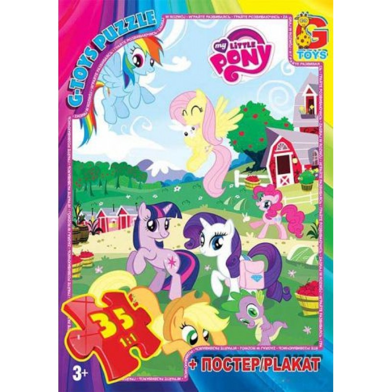 Пазли "My Little Pony: ферма", 35 ел Комбінований Різнобарв'я (107850)