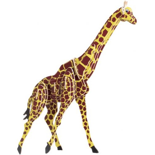 Деревянный конструктор "Жираф" (цветной) М020с