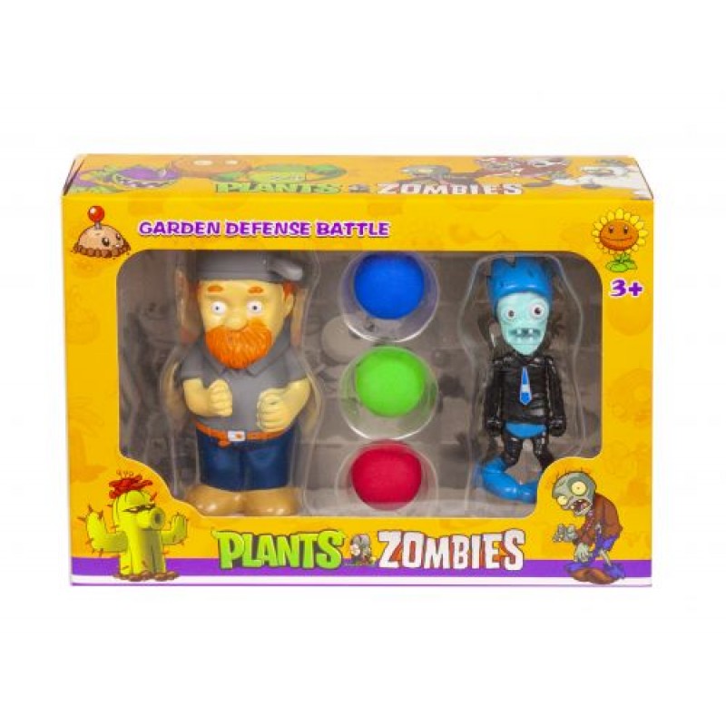 Набір "Plants vs Zombies: Божевільний Дейв і зомбі мумія" Пластик Різнобарв'я (121143)