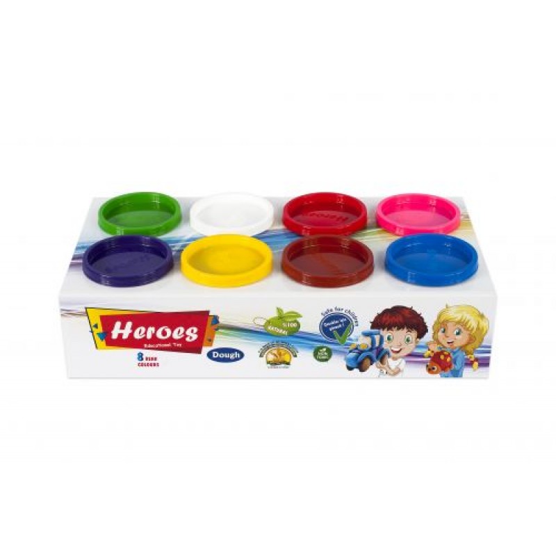 Набор теста для лепки "Heroes" 8 цветов E ERN-559