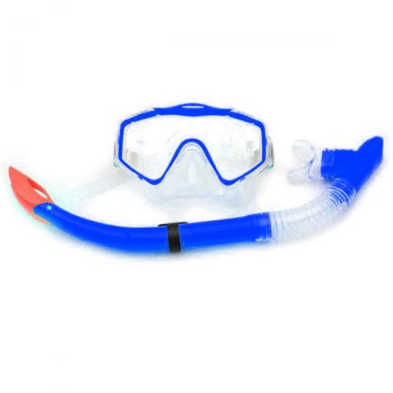 Маска і трубка Mask and Snorkel, синій Комбінований Синій (141274)