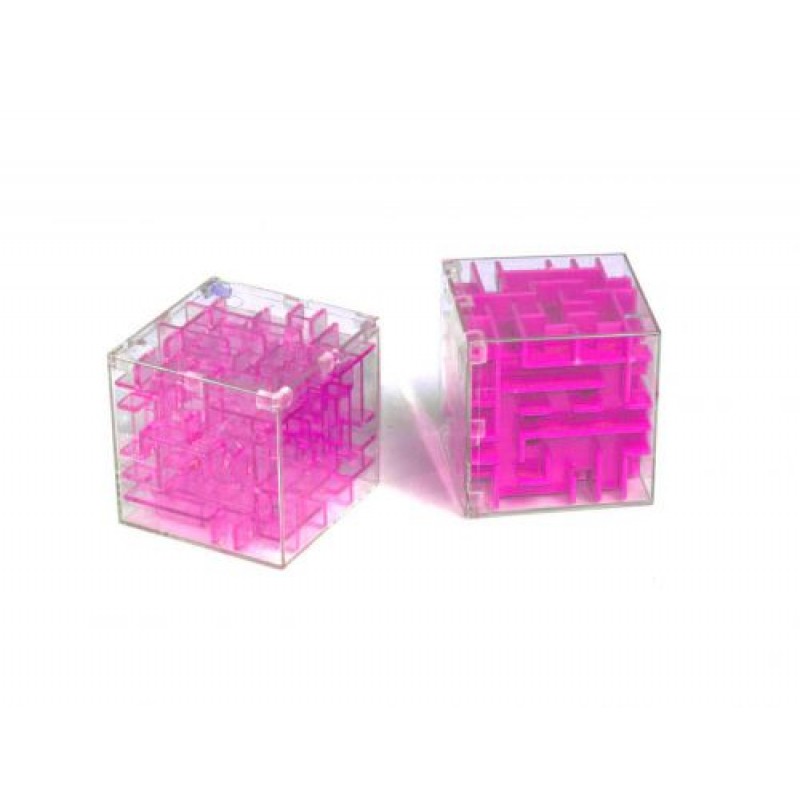 3D головоломка Лабиринт (розовый)