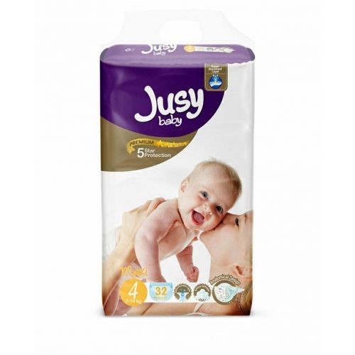 Детские подгузники "Jusy maxi" 4 (7-18 кг) Jmaxi32