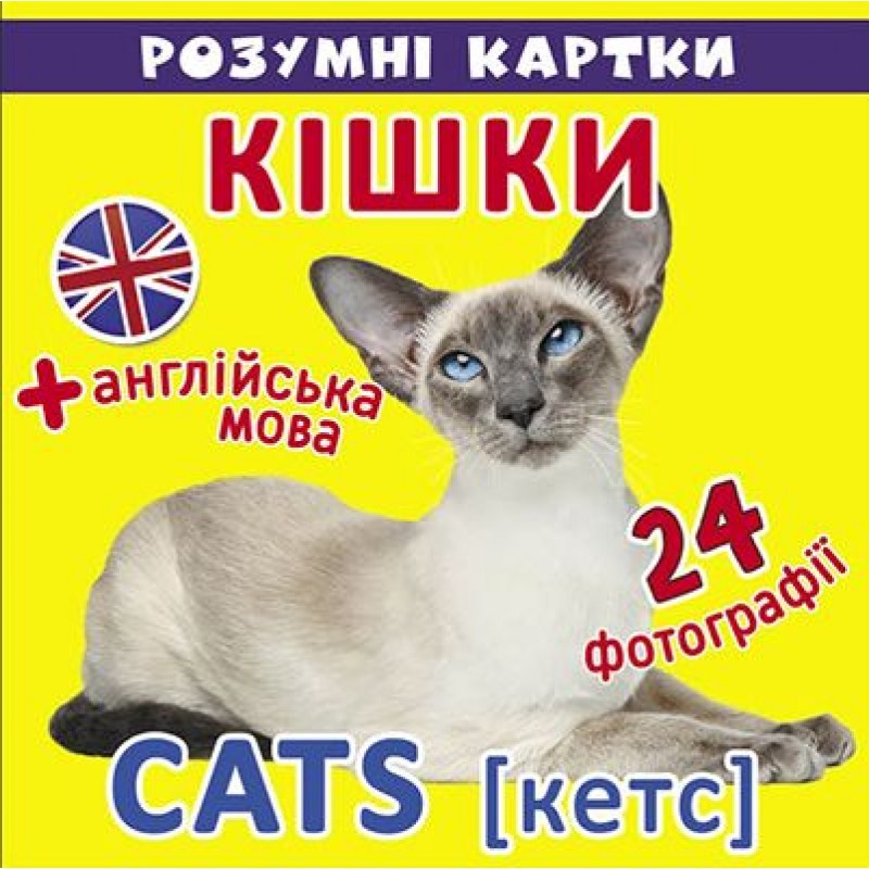 "Розумні картки. Кішки" Комбінований Різнобарвний (147643)