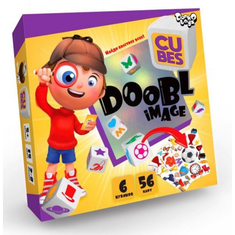 Настольная игра "Doobl Image Cubes", рус DBI-04-01