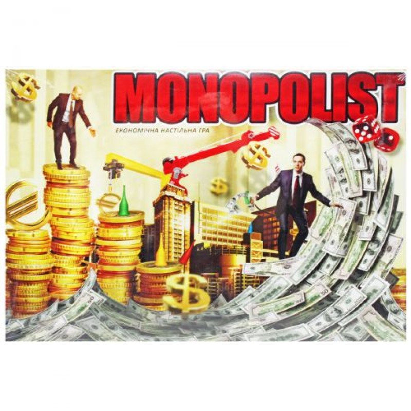 Економічна настільна гра "Monopolist" (укр) Комбінований Різнобарв'я (172084)