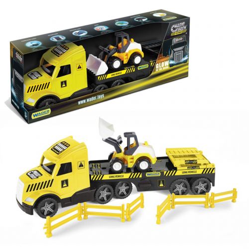 Евакуатор "Magic Truck Technic" (з бульдозером) Комбінований Різнобарв'я (172260)