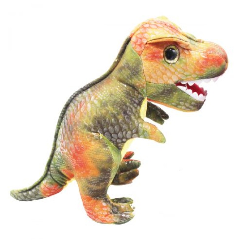 Мягкая игрушка Динозавр оранжевый