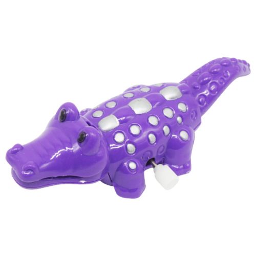 Заводна іграшка "Крокодил", фіолетовий Пластик Фіолетовий (193884)