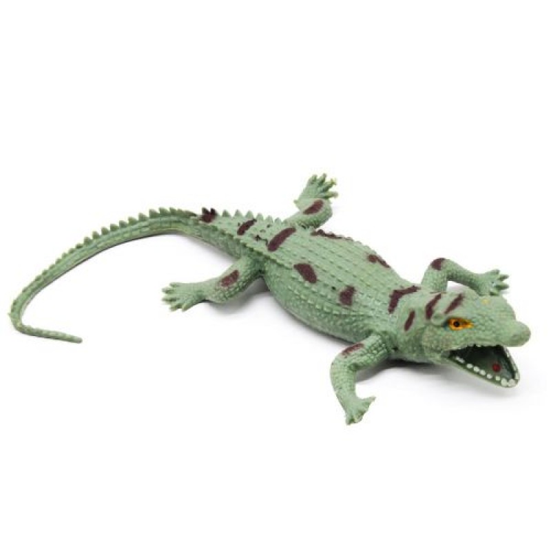 Уцінка. Іграшка-тягучка "Крокодил", сірий - на голові порвана резина (196792)