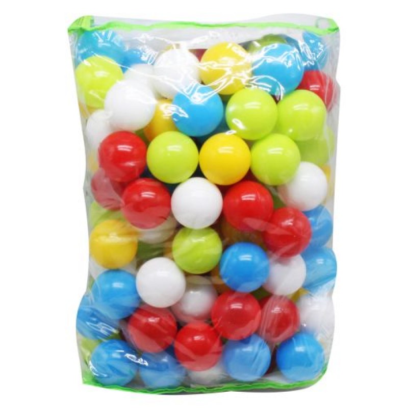 Кульки для сухого басейну, 120 штук, d=6 см Пластик Різнобарв'я (206638)