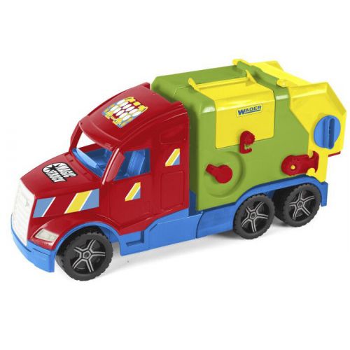 Пластикова машинка "Magic Truck Сміттєвоз" 60 см Пластик Різнобарв'я (207443)