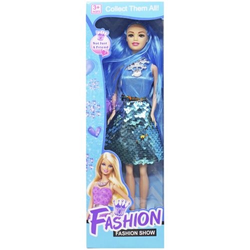 Лялька "Fashion show" у блакитному (28 см) Комбінований Блакитний (215884)