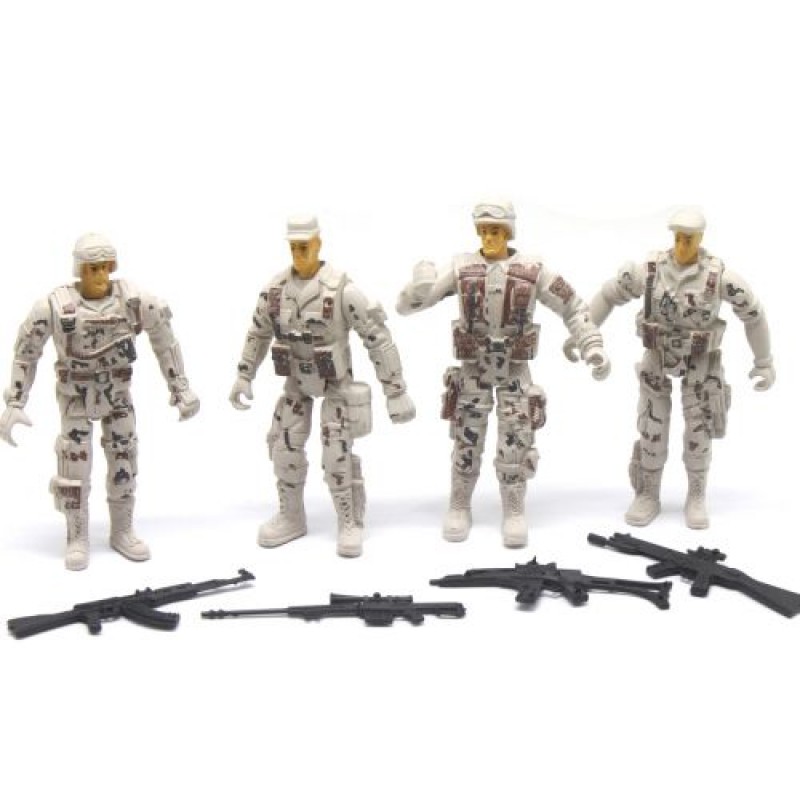 Комбат 4 військові фігурки, зброя, у пакеті (216926)