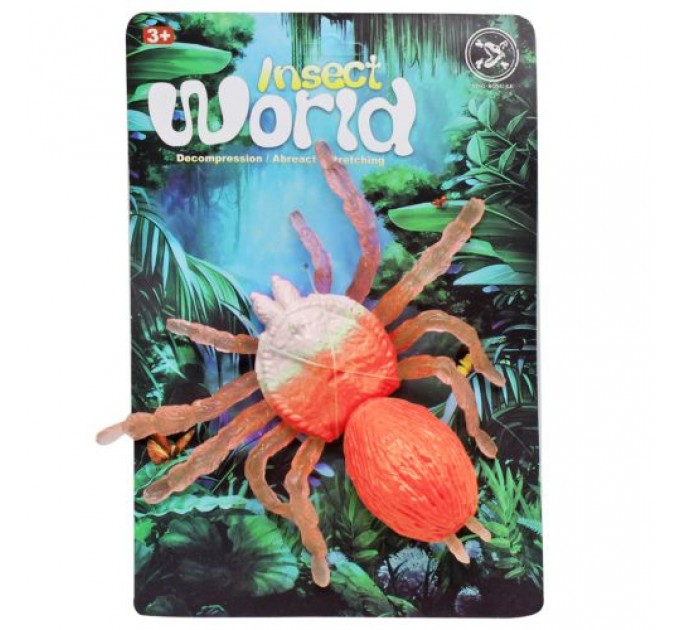 Павук гумовий "Insect world" (персиковий) Пластик гума Персиковий (217971)