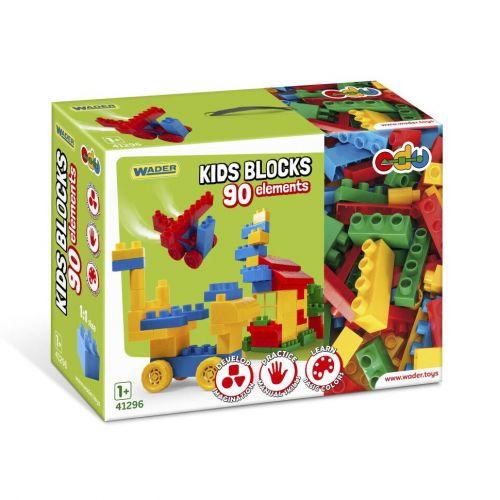 Конструктор "Kids Blocks" (90 елементів) Пластик Різнобарв'я (218739)