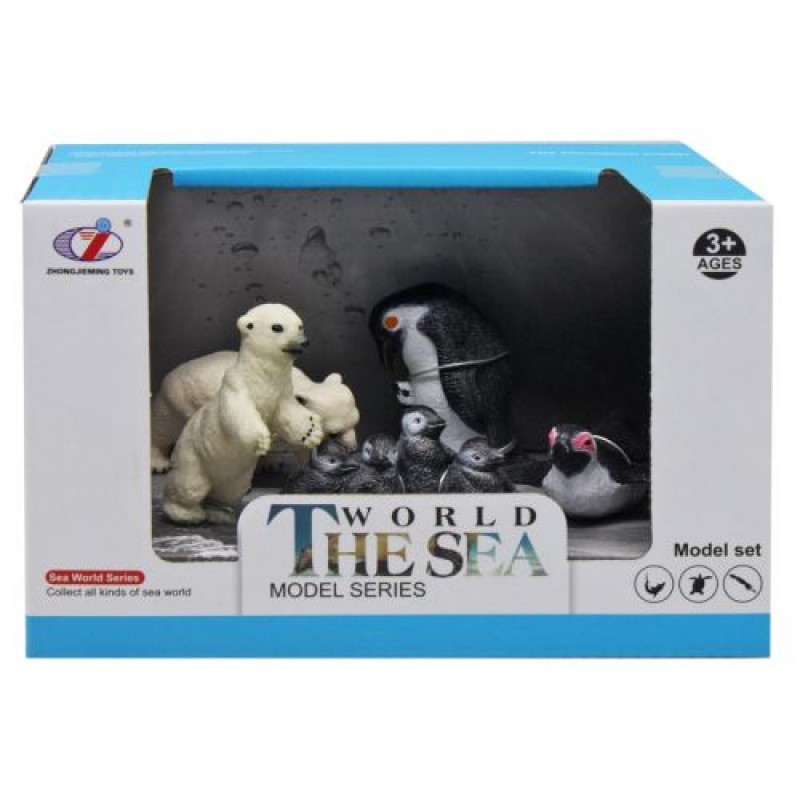 Набір фігурок "World Model Series: Пінгвіни" (вид 2) Пластик Різнобарв'я (219349)