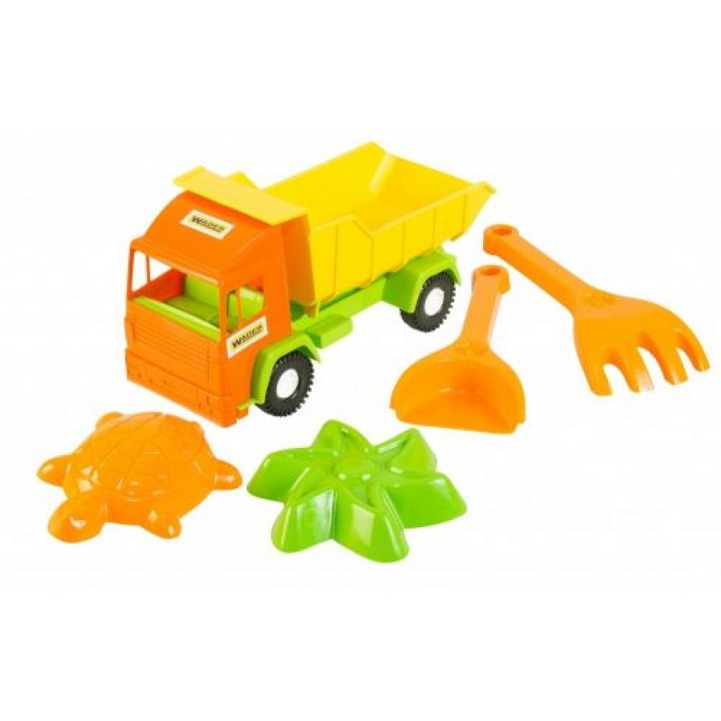 Пісочний набір з машинкою "Mini truck" Пластик Різнобарвний (22114)