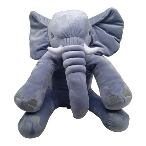 Плюшева іграшка Слон Елвіс сіро-блакитний 52 см Комбінований Сірий (226740)